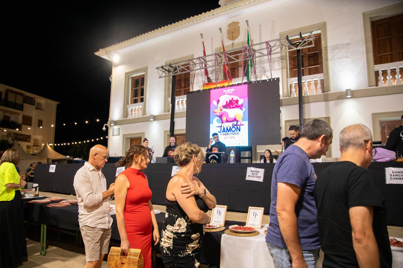 Concurso de cortadores de jamón en Serón, en imágenes