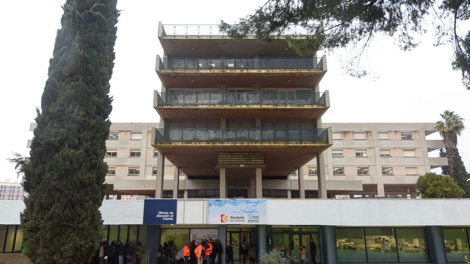 Una de las torres de los Colegios Provinciales sobre las que se va a actuar.