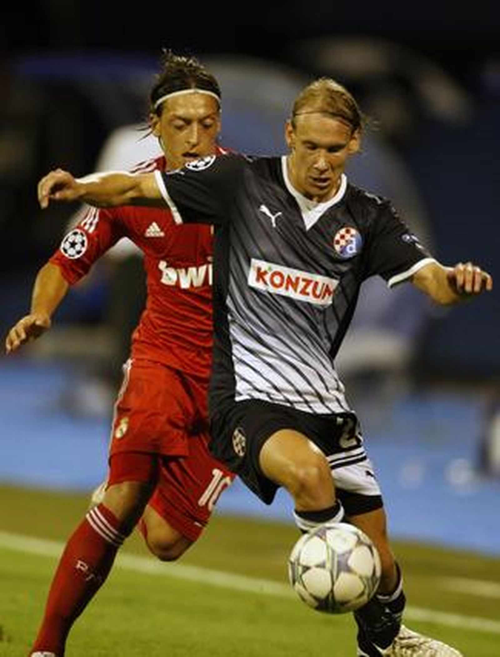 El Real Madrid venció con un tanto de Di María al Dinamo de Zagreb en su debut en Liga de Campeones.

Foto: Reuters