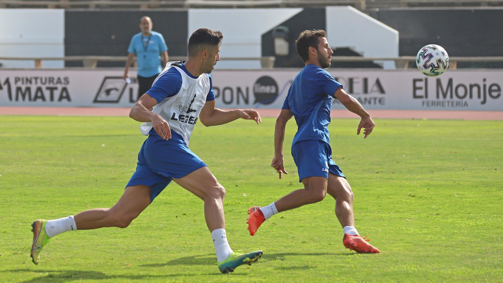Fotos del entrenamiento de la Balona
