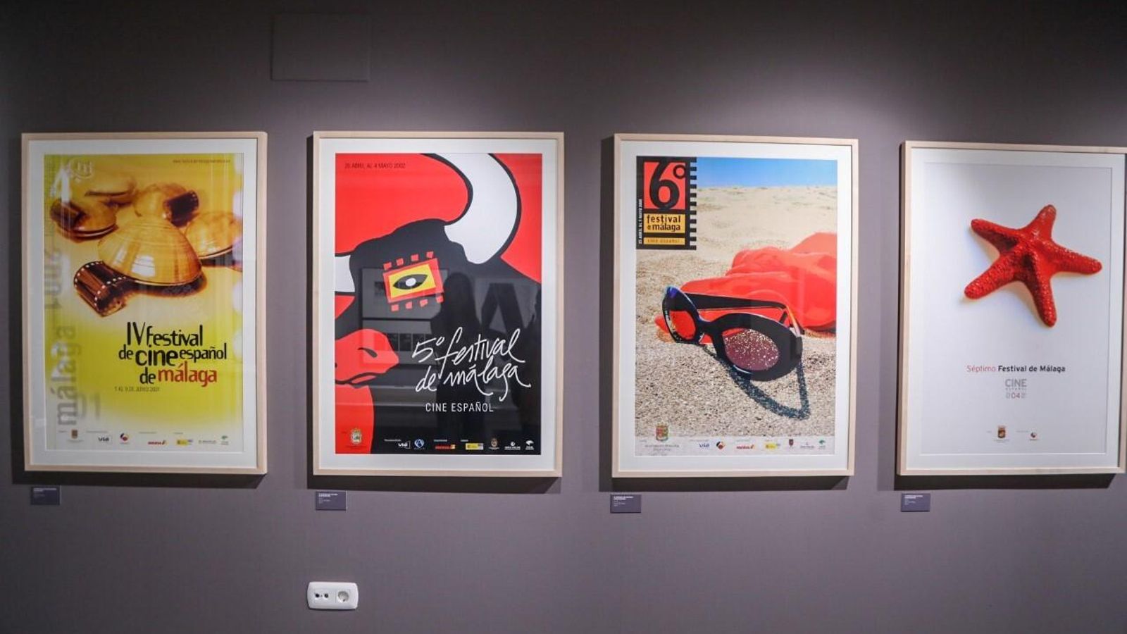 Carteles diseñados para el Festival de Cine de Málaga.