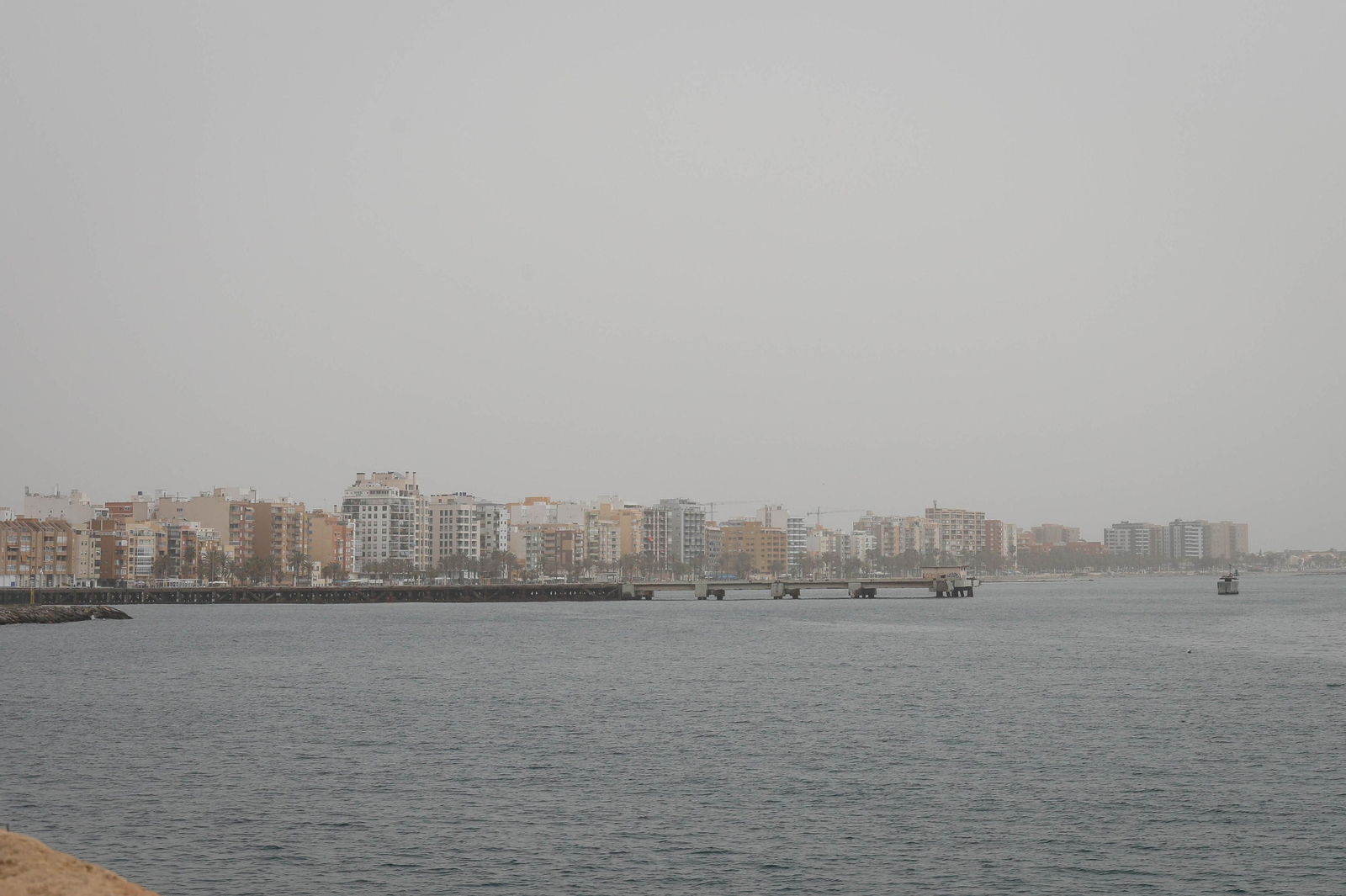 La calima de Almería en imágenes