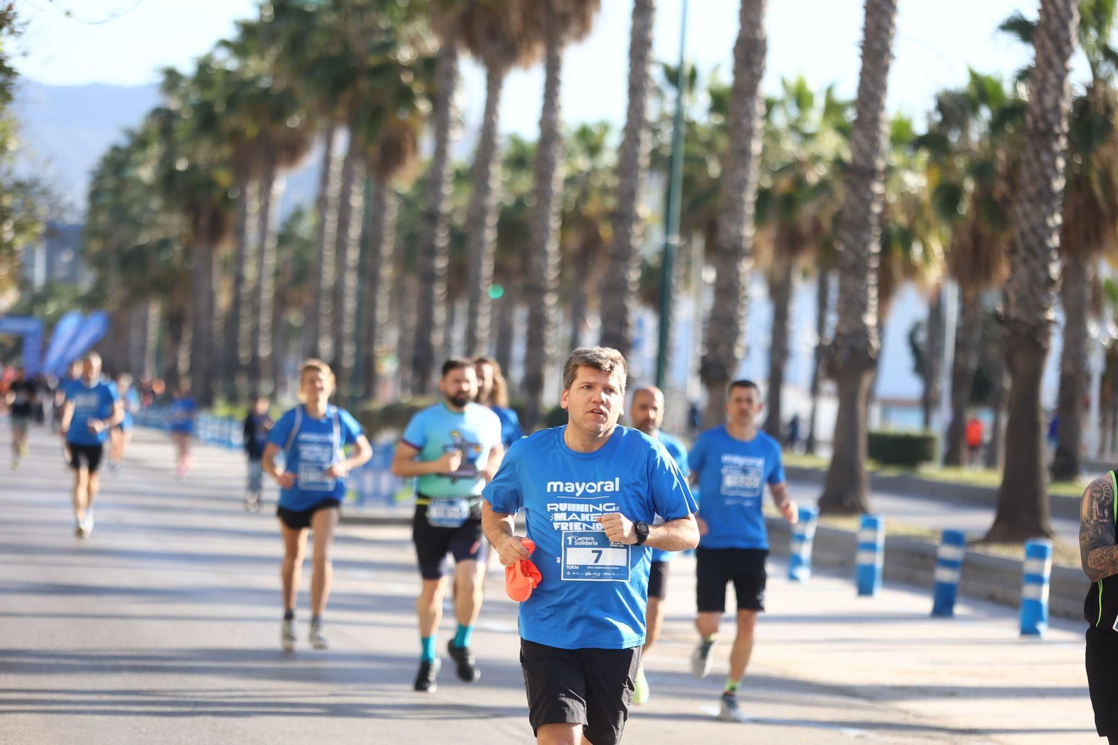 Las mejores fotos de la I Carrera Solidaria Mayoral de Málaga
