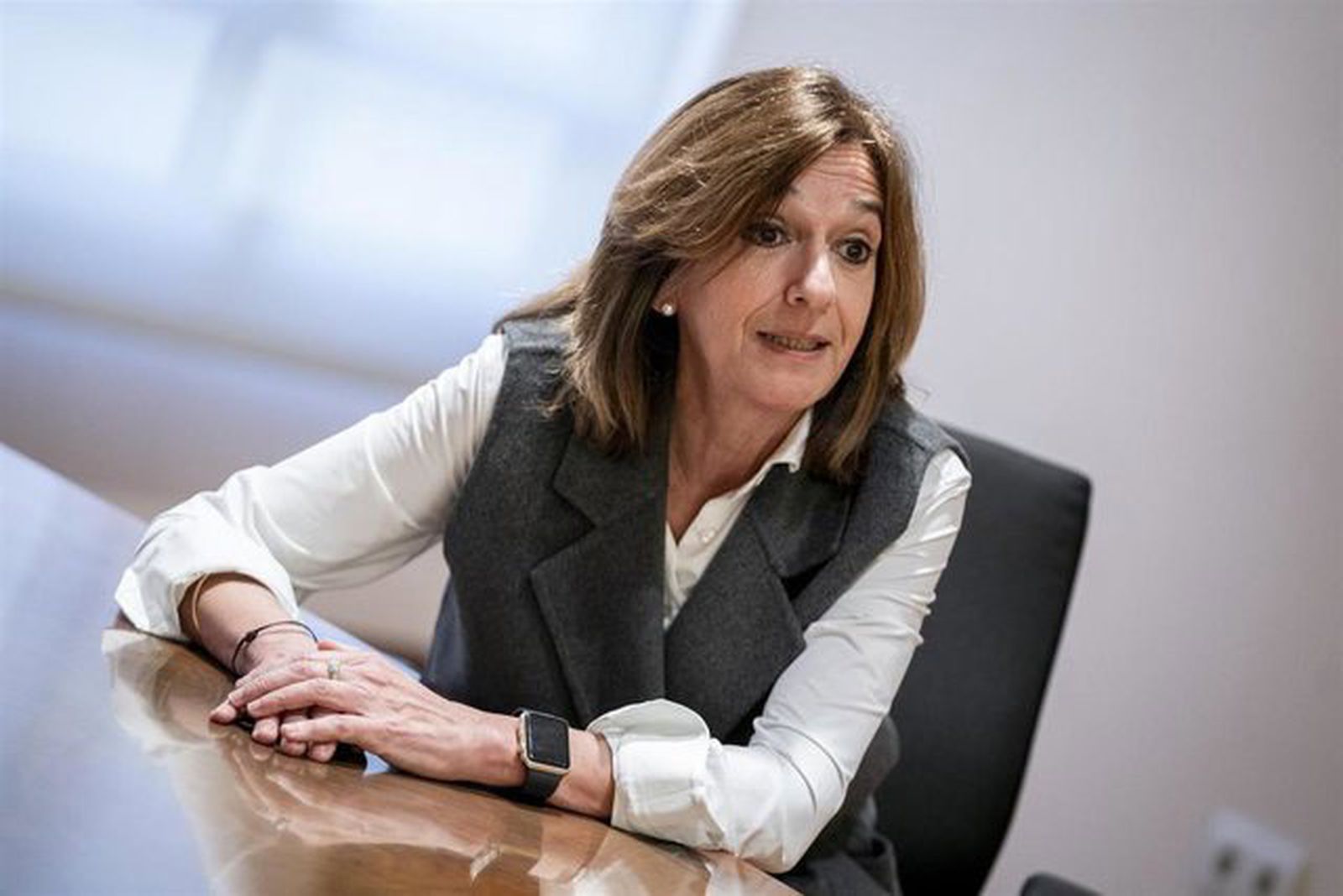 Mirenchu del Valle, presidenta de Unespa, patronal de las empresas aseguradoras.