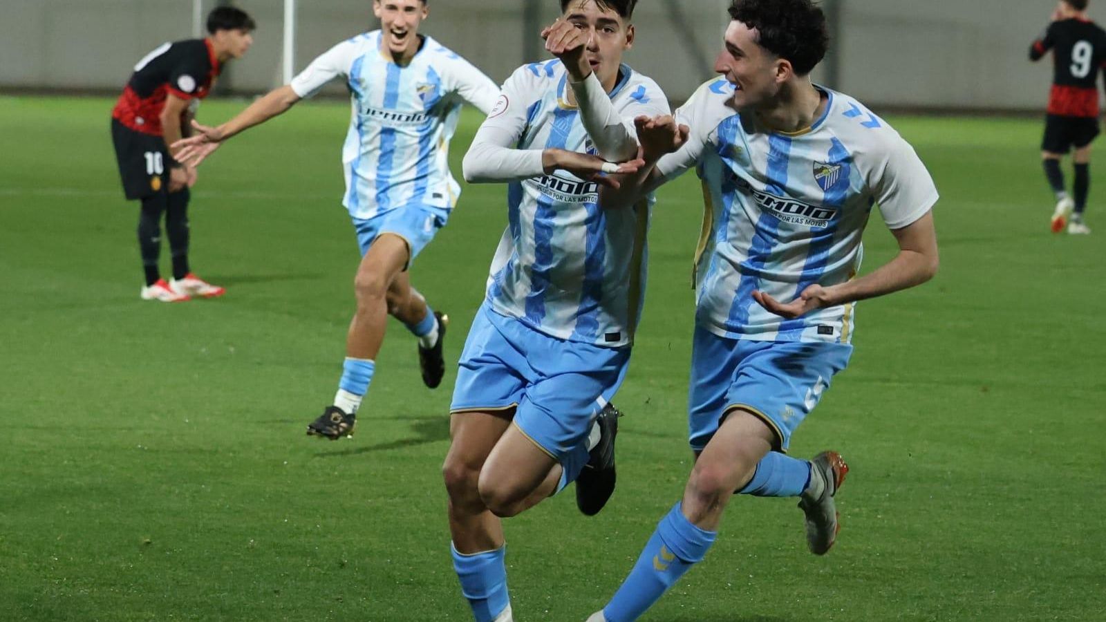 Épica remontada del Málaga CF al Mallorca en la Copa del Rey Juvenil