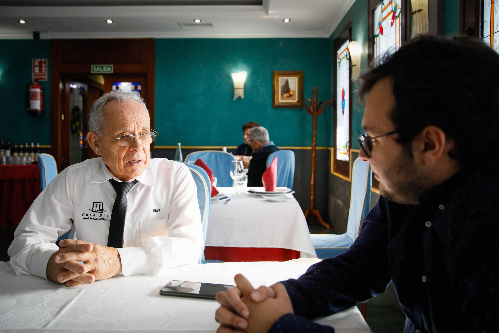 Imágenes del reportaje gastronómico en Casa Blas