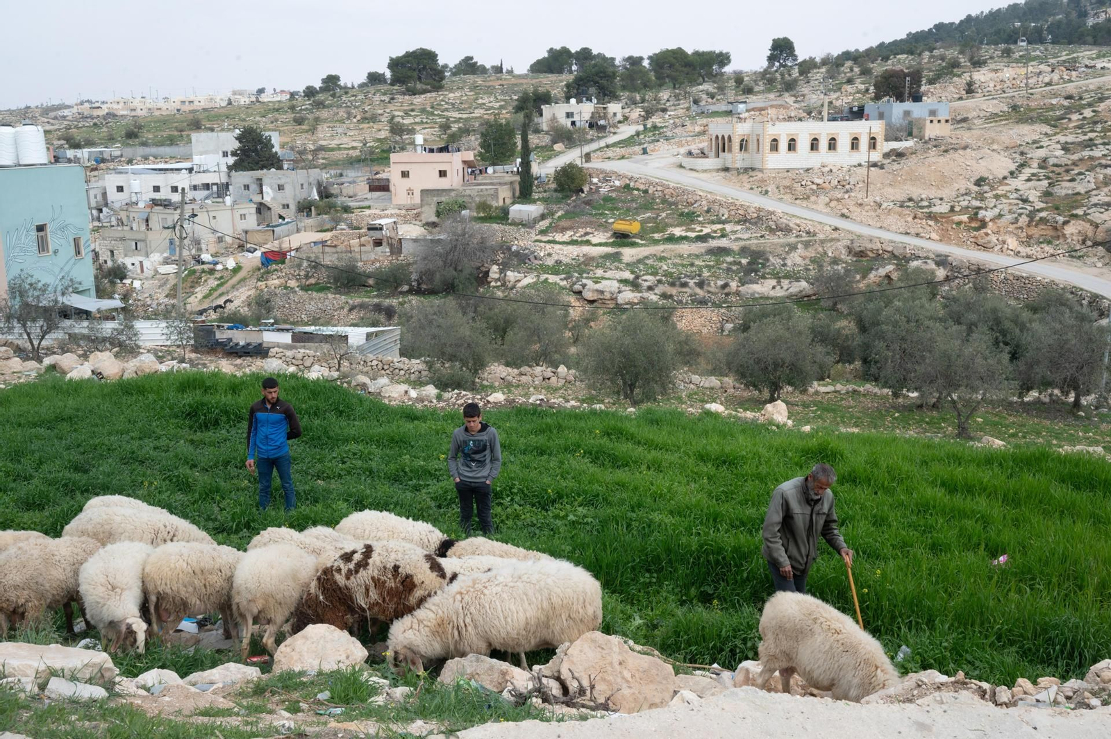 Imagen de archivo de una aldea palestina en Cisjordania.