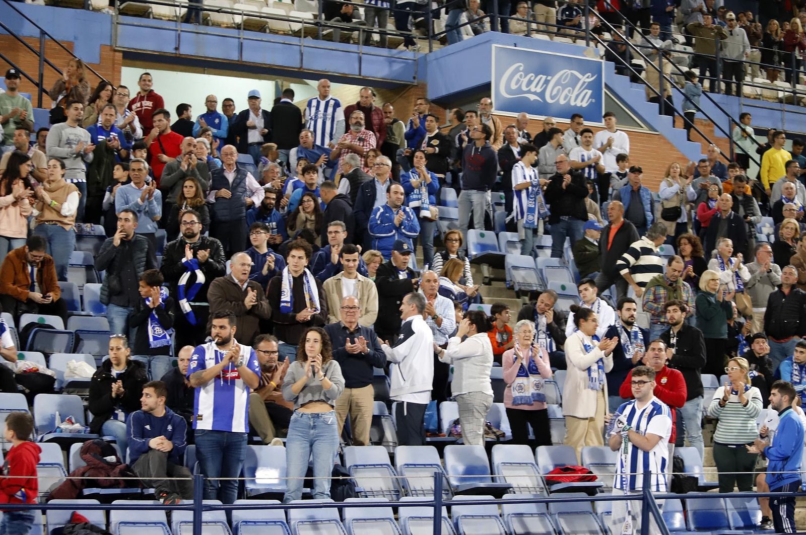 Imágenes del Recreativo Huelva-At Sanluqueño