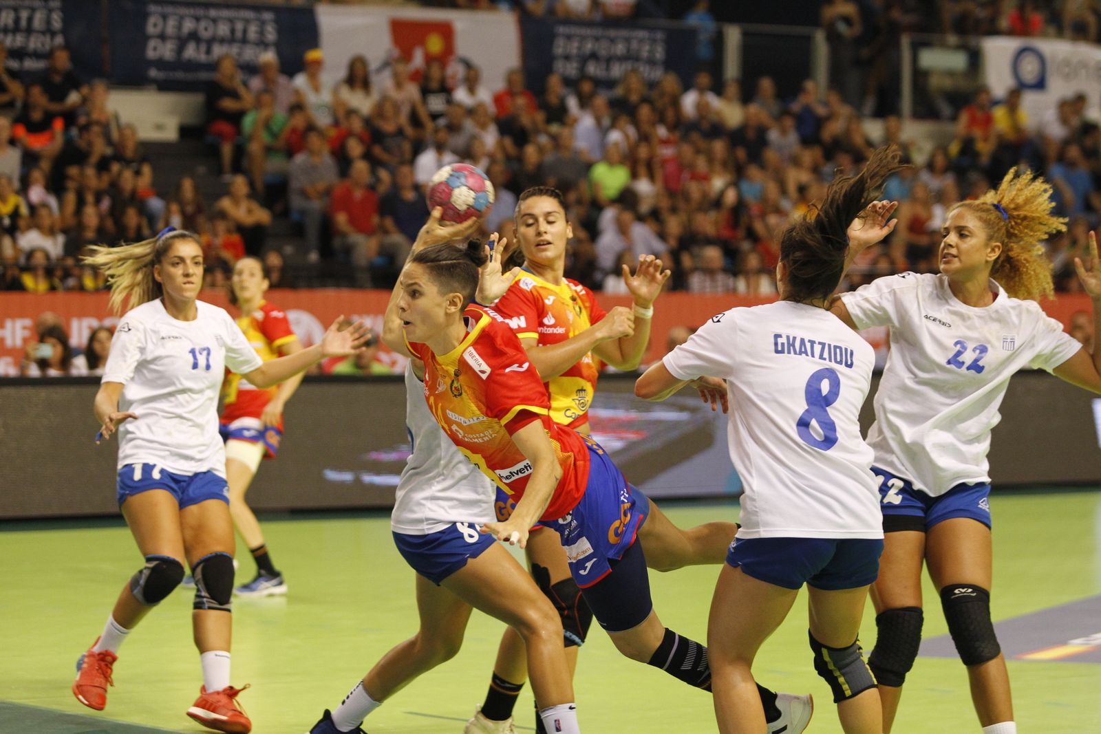 Fotogalería España-Grecia. Balonmano Femenino, fase clasificación Euro 2020