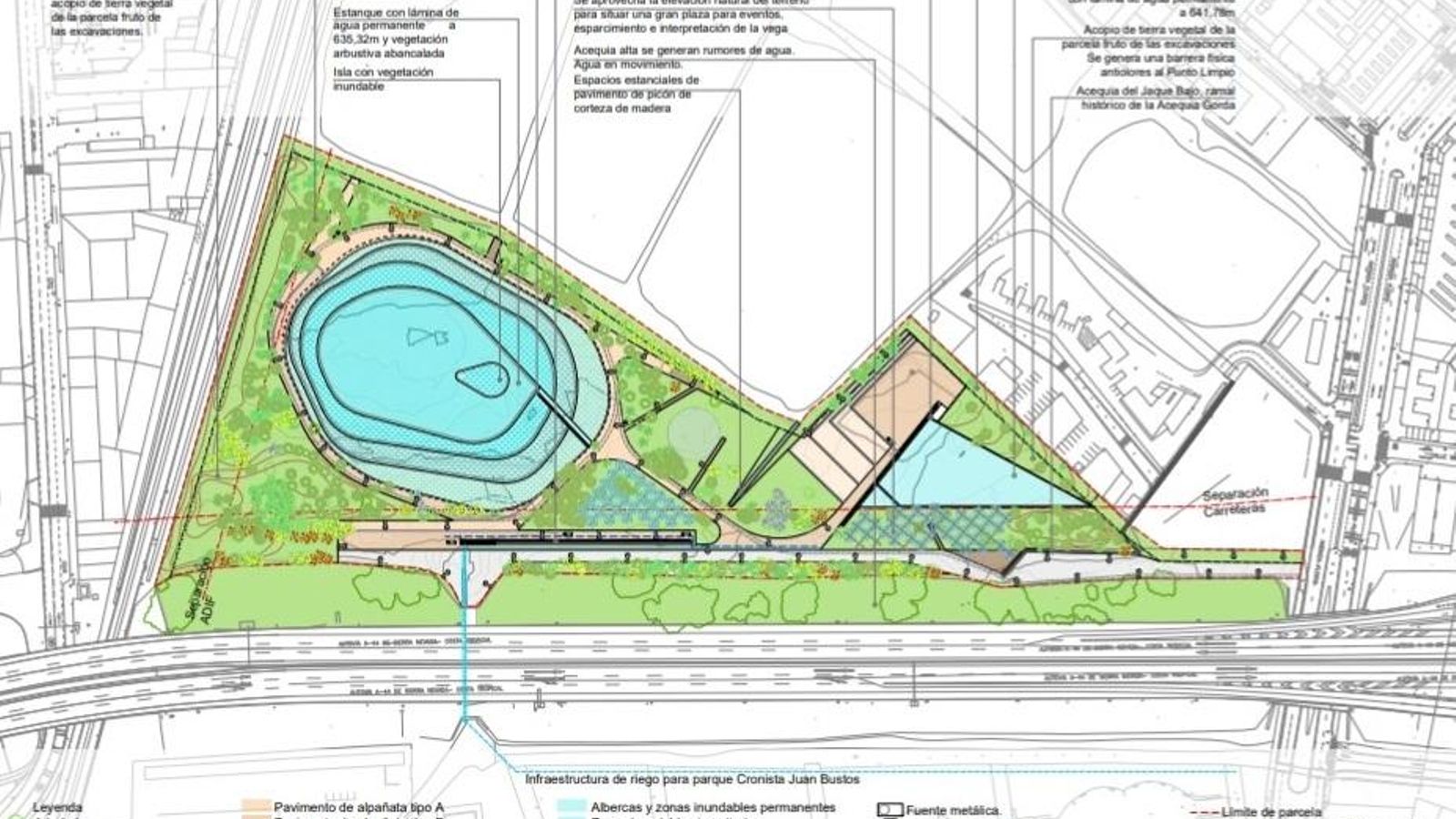 Plano con toda la información del proyecto.