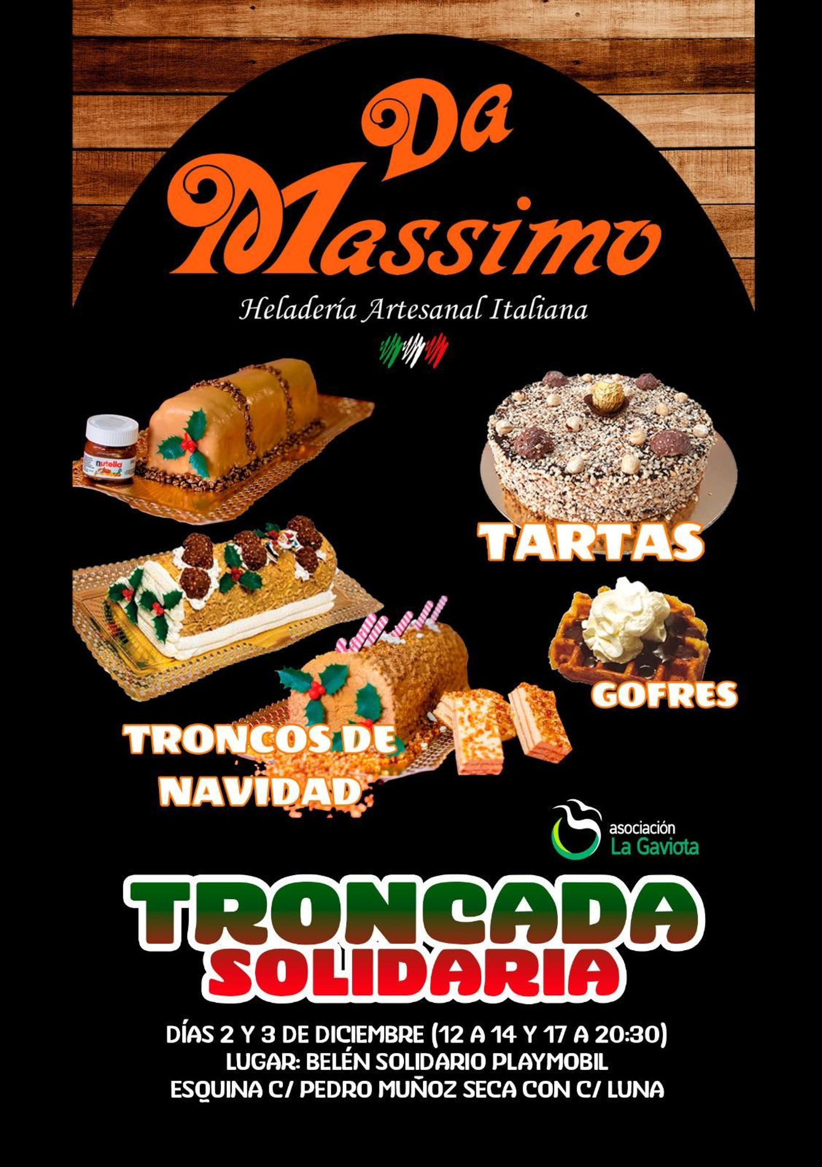 La Troncada Solidaria de Da Massimo. La Troncada Solidaria de Da Massimo.