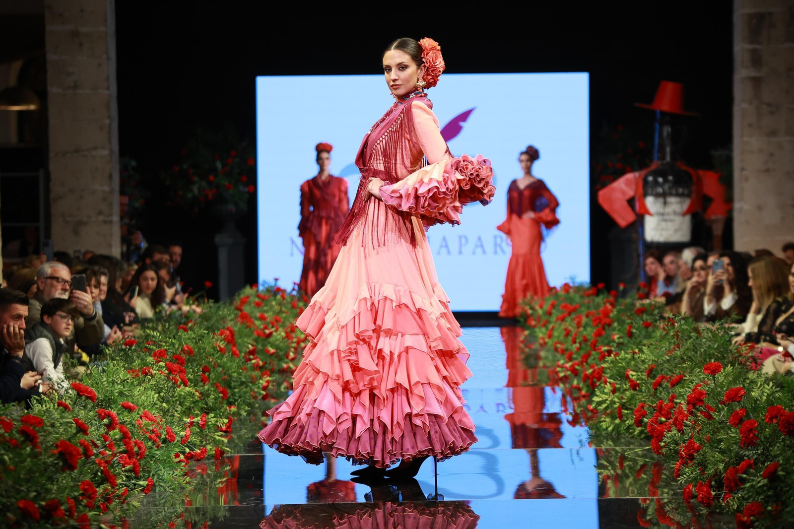 Desfile de Teresa Ninú - Atelier Nuria Chaparro en la Pasarela Flamenca Jerez Tío Pepe 2023