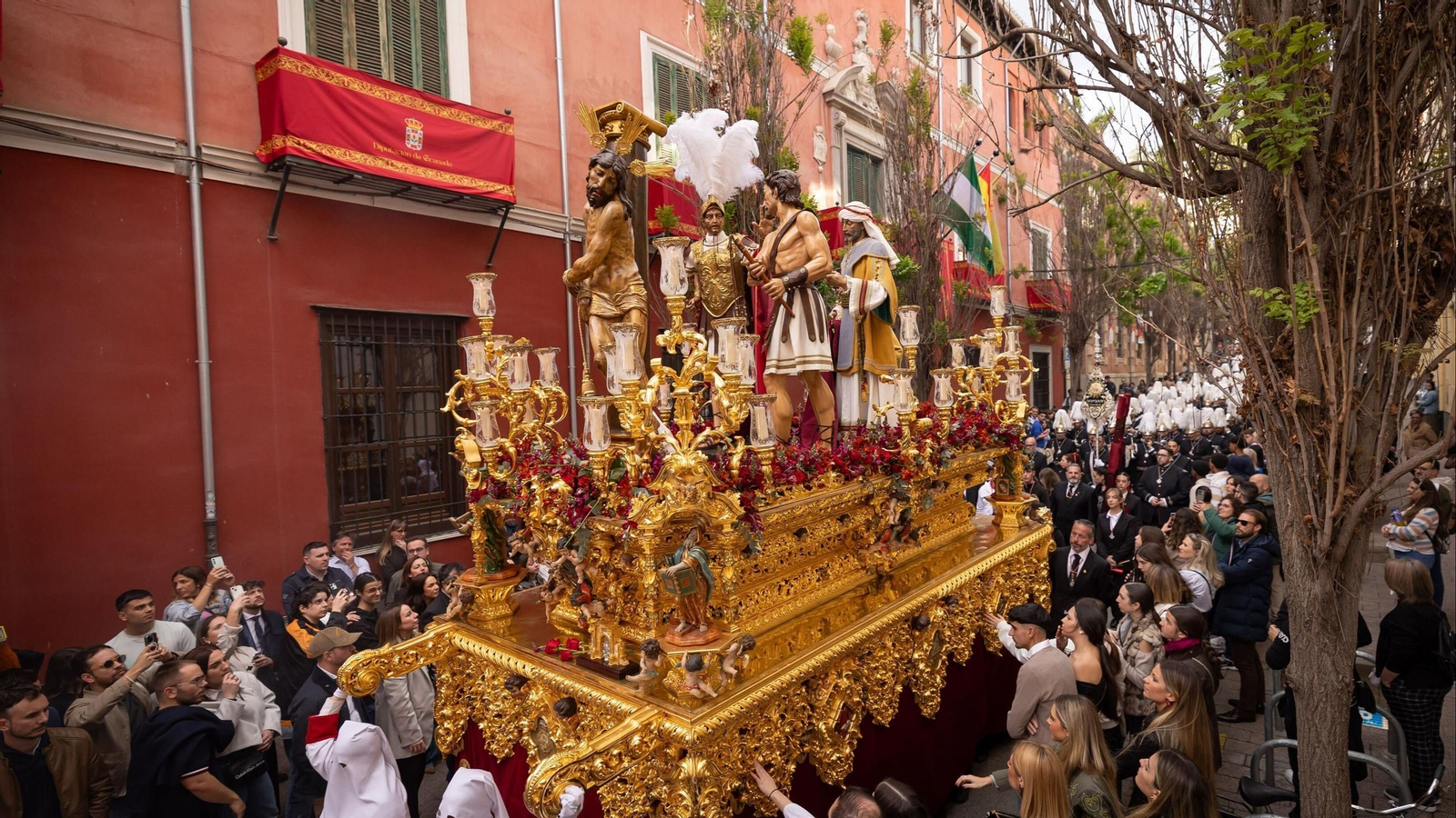 Nuestro Padre Jesús del Perdón de Granada por la Plaza de los Girones, Semana Santa 2025