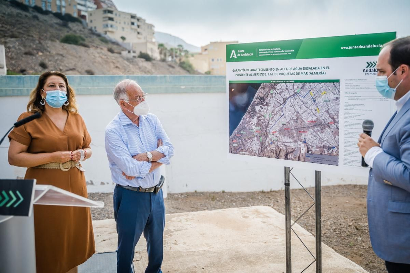 Carmen Crespo presentó recientemente el proyecto en Roquetas.