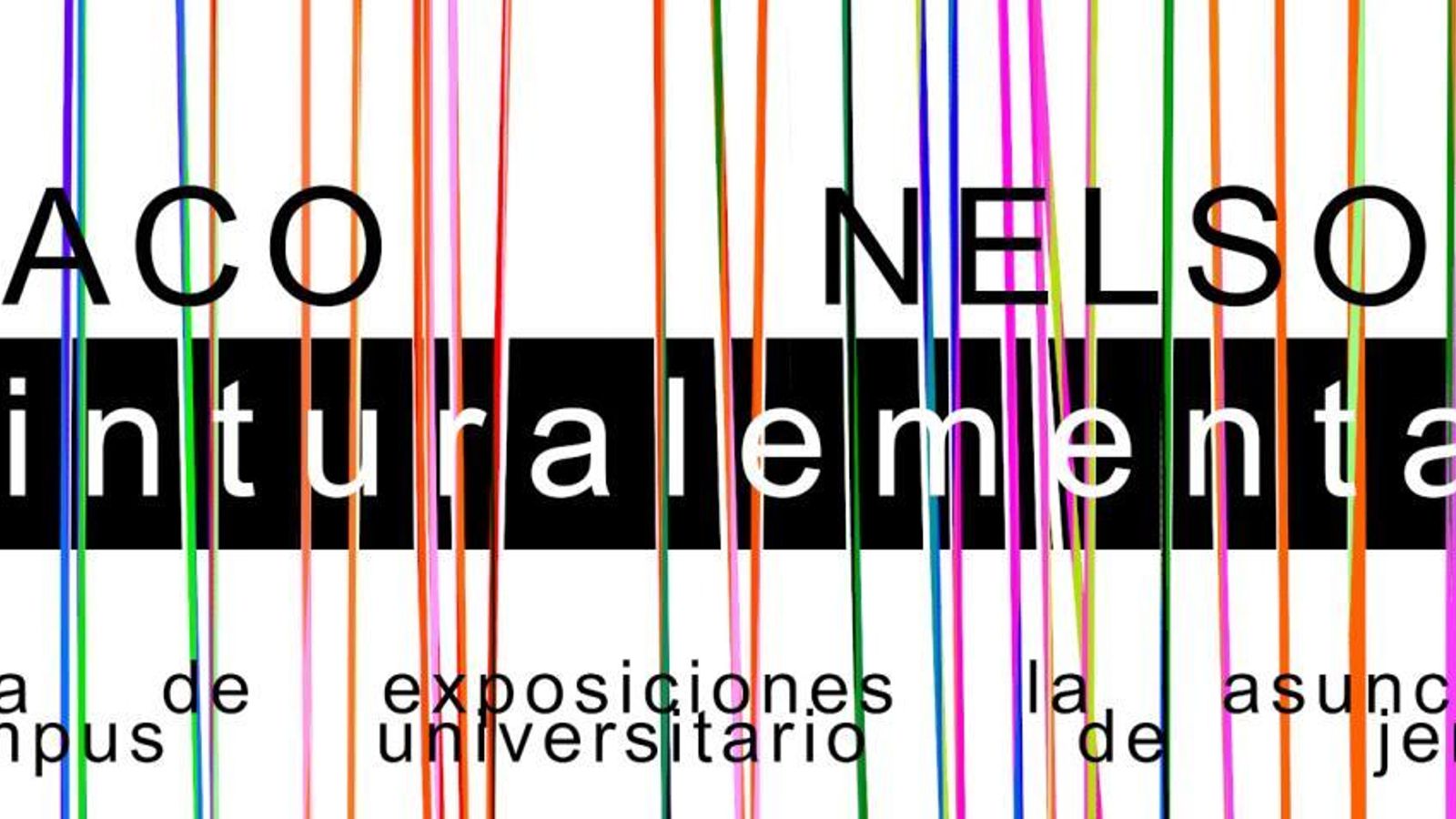 Cartel de la exposición de Caco Nelson en el Campus de Jerez