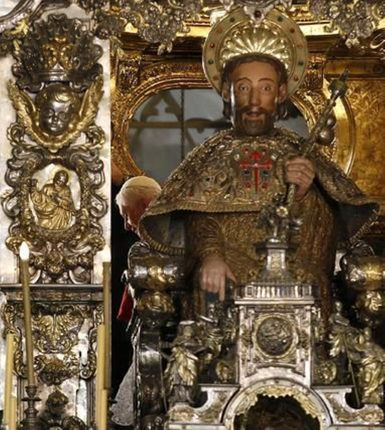 Ratzinger visita Santiago en su segunda visita a España como Pontífice. / Reuters