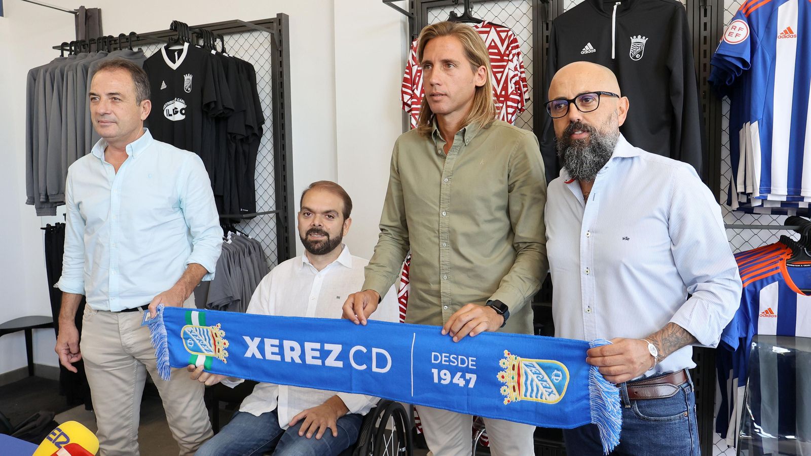 Miguel Ángel Rondán, Francisco Zuasti, Checa y Juan Luis Gil.