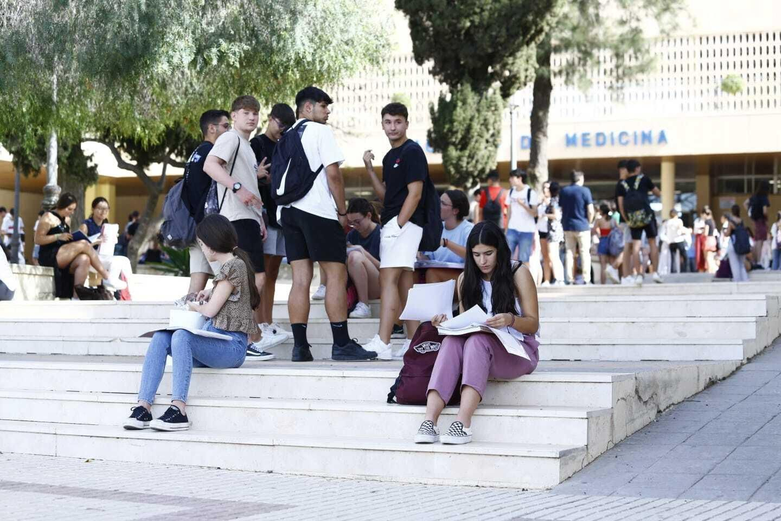 Selectividad 2022 en Málaga, en fotos