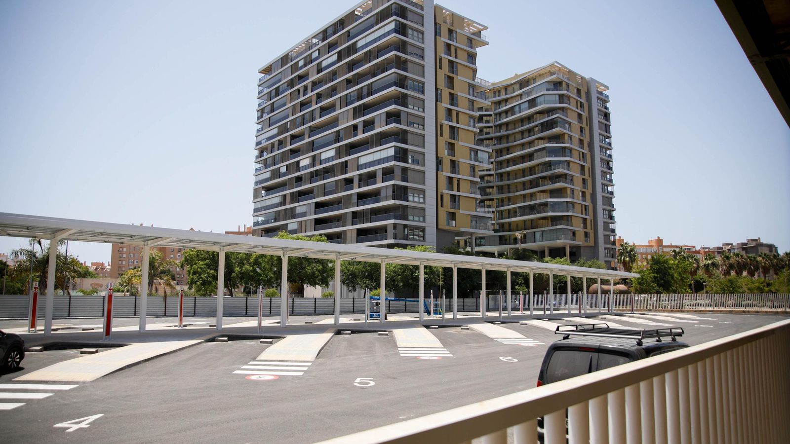 Las dársenas provisionales aún no están operativas