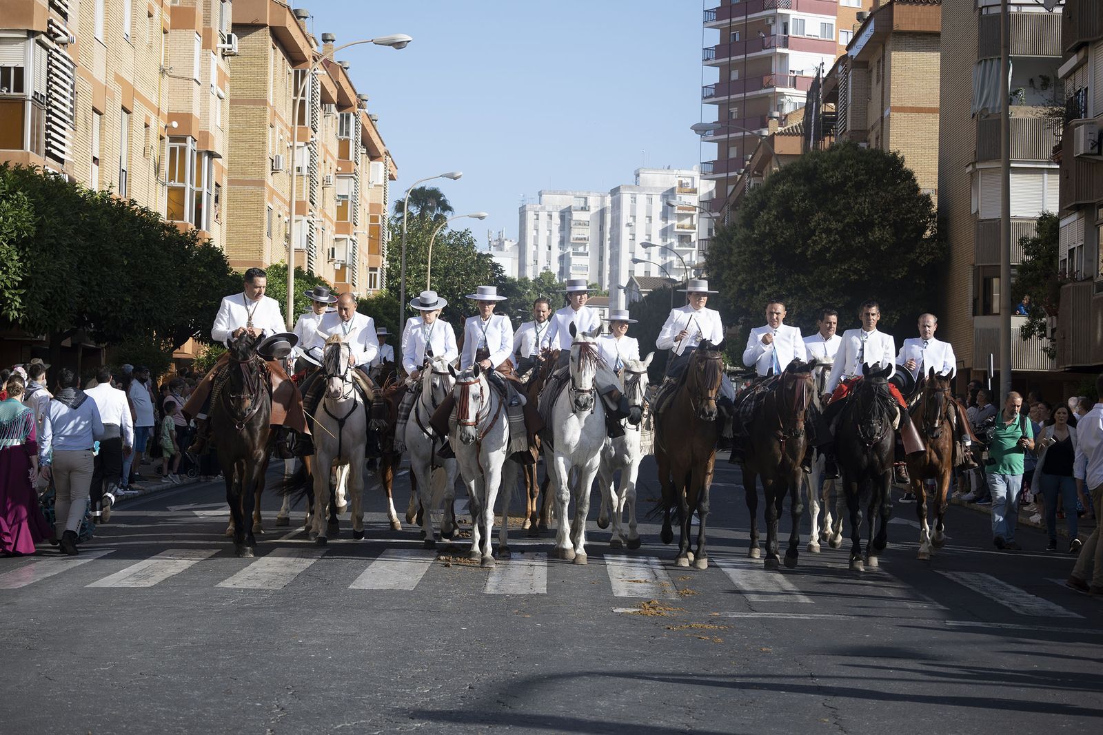Todos los rocieros de la comitiva de la Hermandad de Huelva, en imágenes