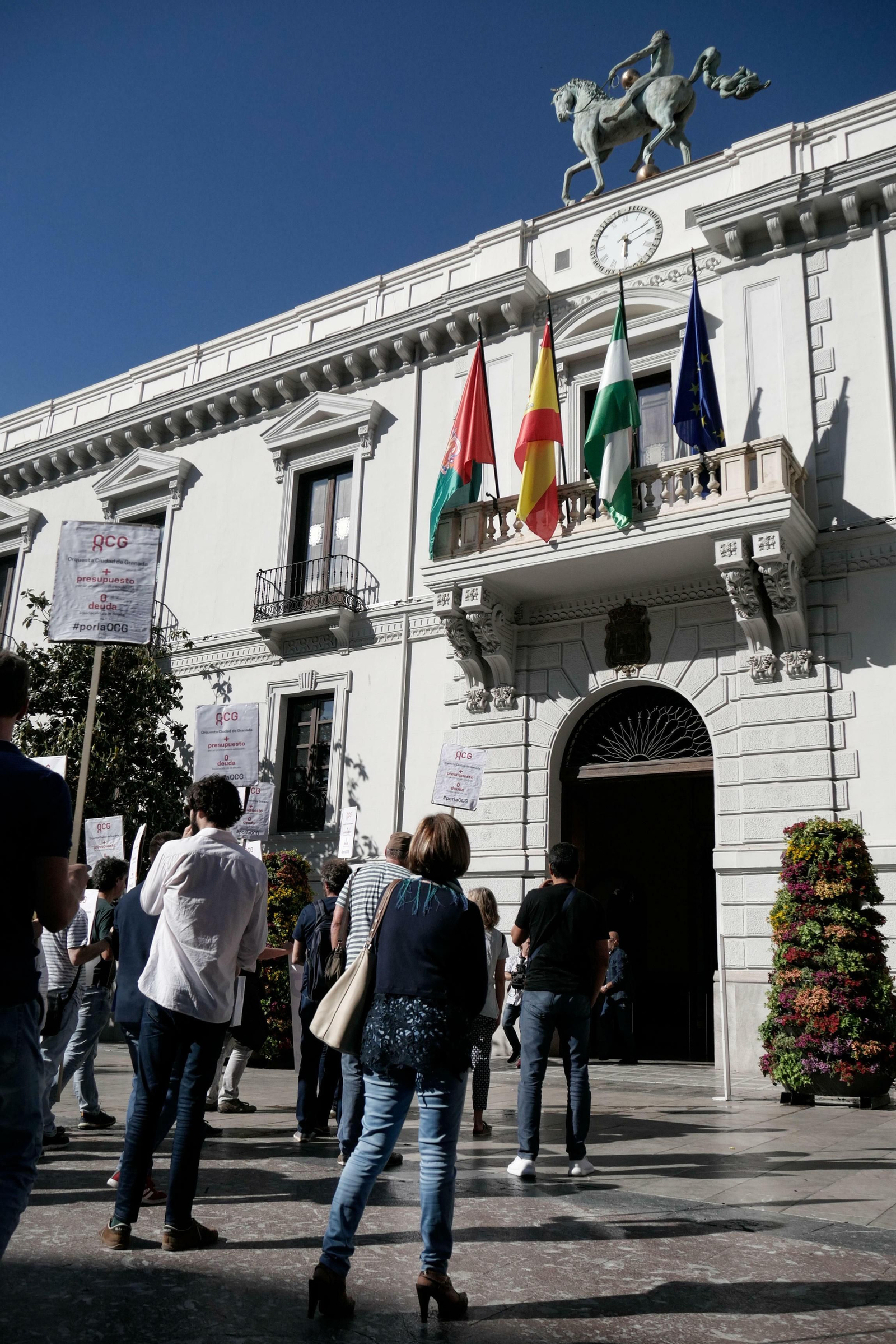 Imágenes de la protesta de la OGC Imágenes de la protesta de la OGC