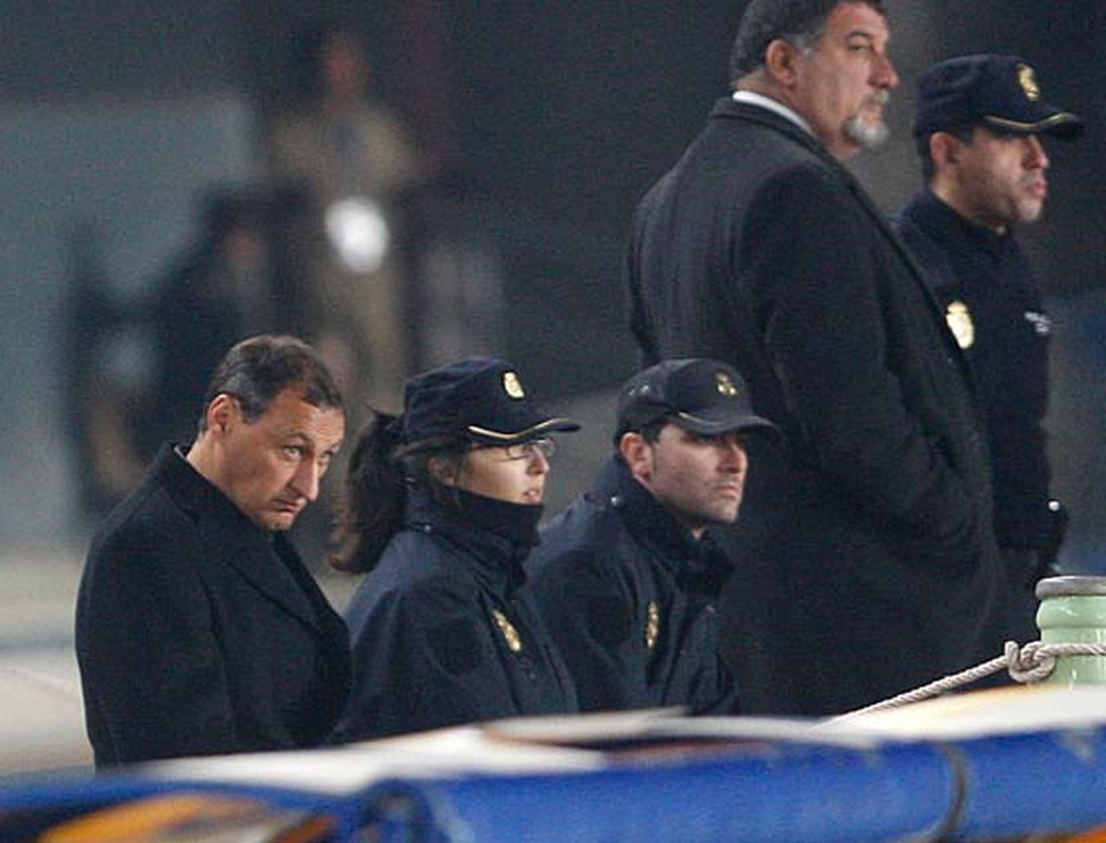 La Policía Nacional pasó bastante frío en Chapín. 

Foto: Juan Carlos Toro