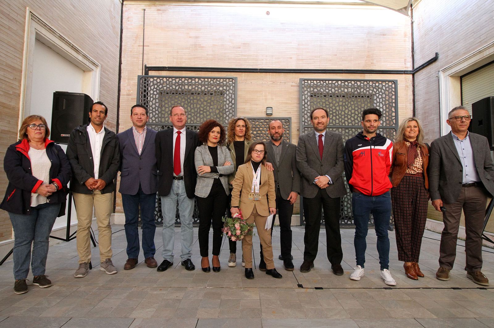Blanca Betanzos recibida en la Diputación de Huelva, en imágenes
