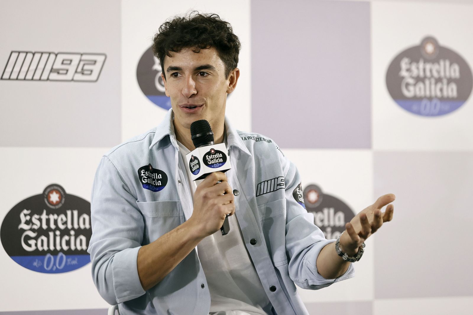 Marc Márquez, en un acto promocional.