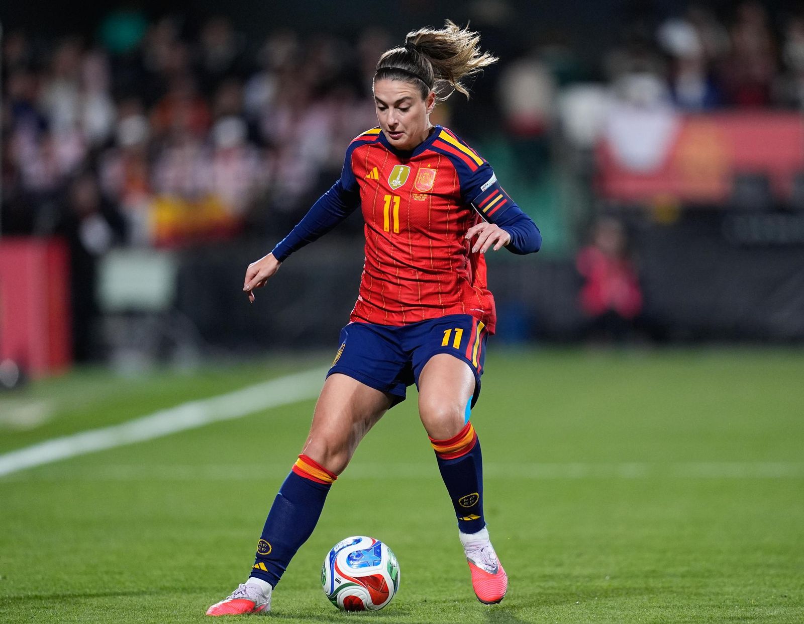 Las fotos del España-Islandia de fútbol femenino