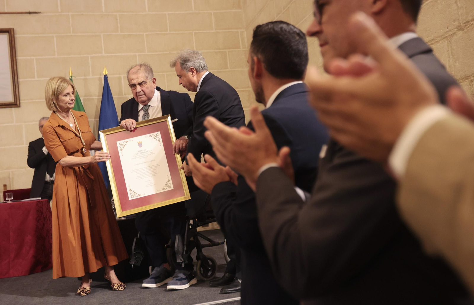Imágenes de Jerónimo Roldán, nombrado Hijo Predilecto de Jerez