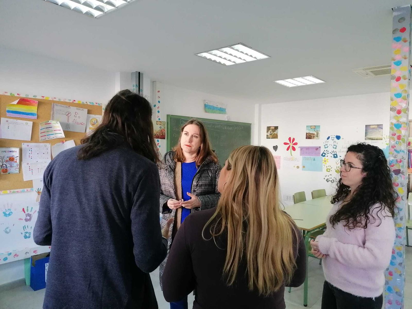Regla Moreno, en el centro cívico de Bazán.