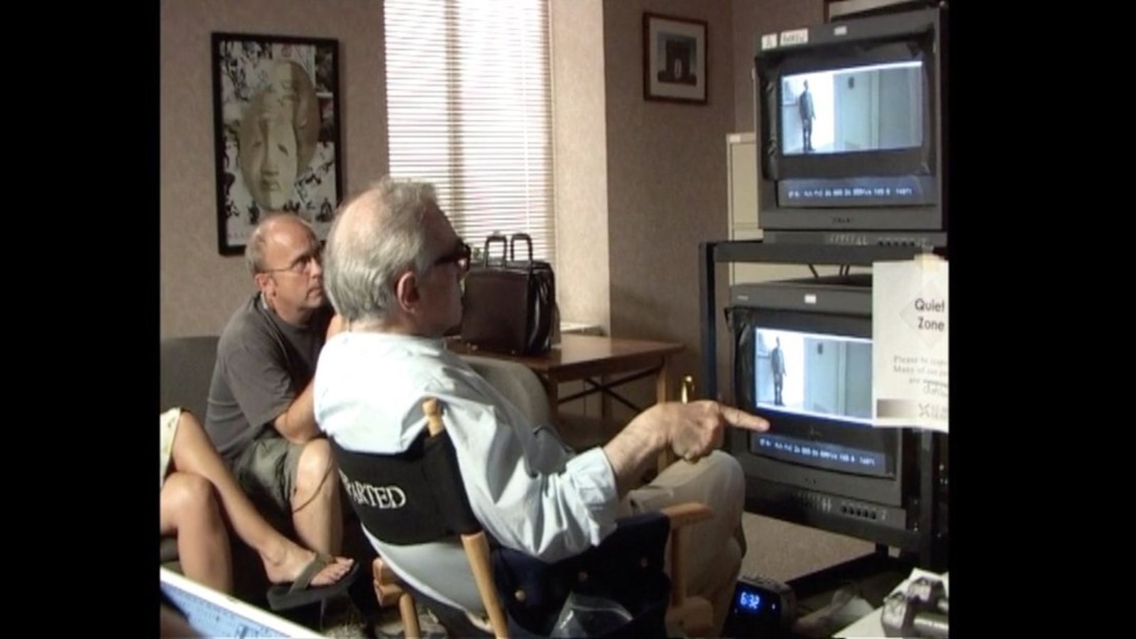 Martin Scorsese en un momento del rodaje de 'Infiltrados'.