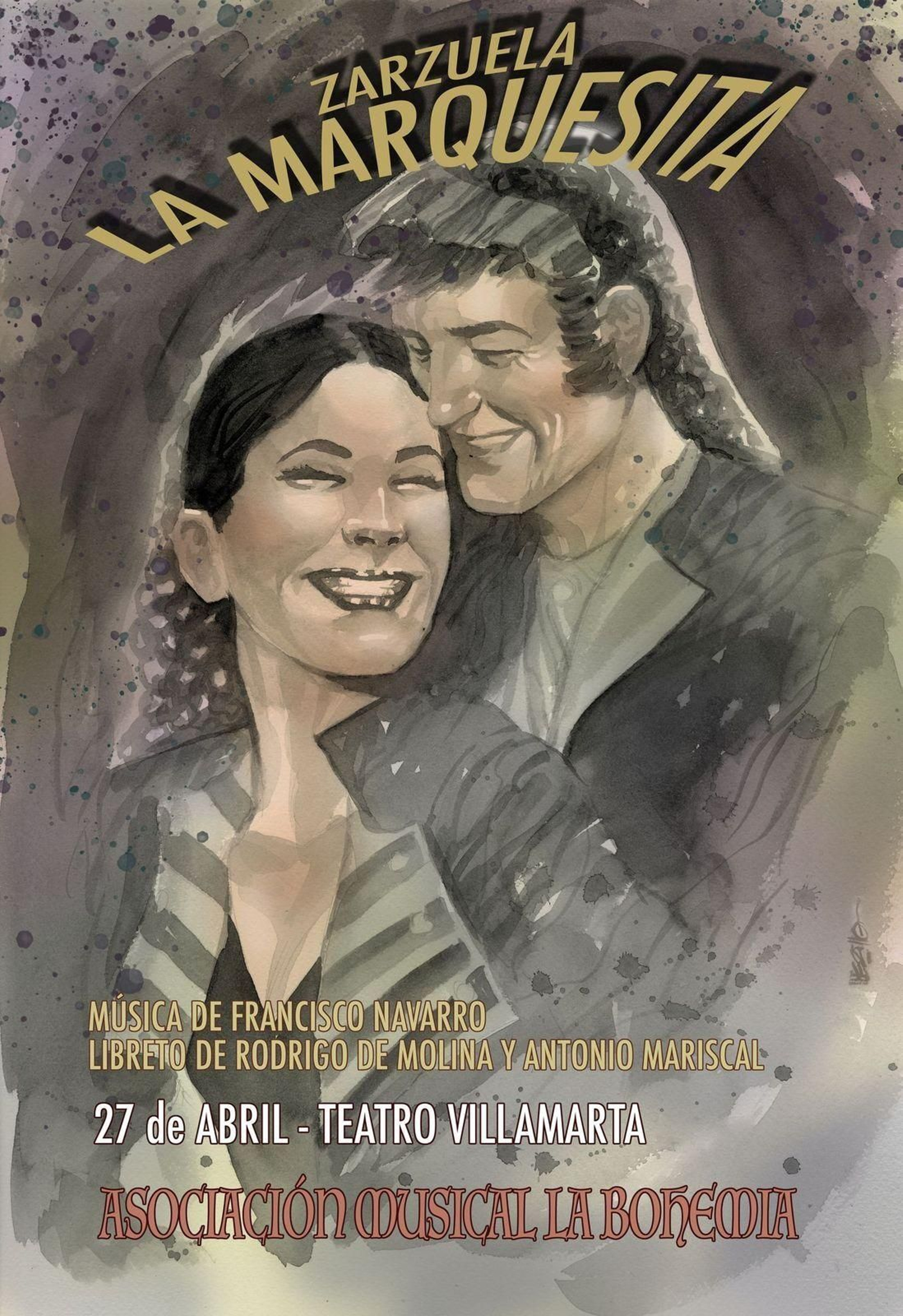 Cartel de 'La Marquesita', realizado por Jesús Merino.