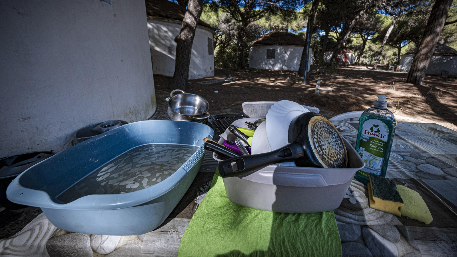 Las imágenes actuales del estado de abandono del antiguo campamento La Forestal en Rota