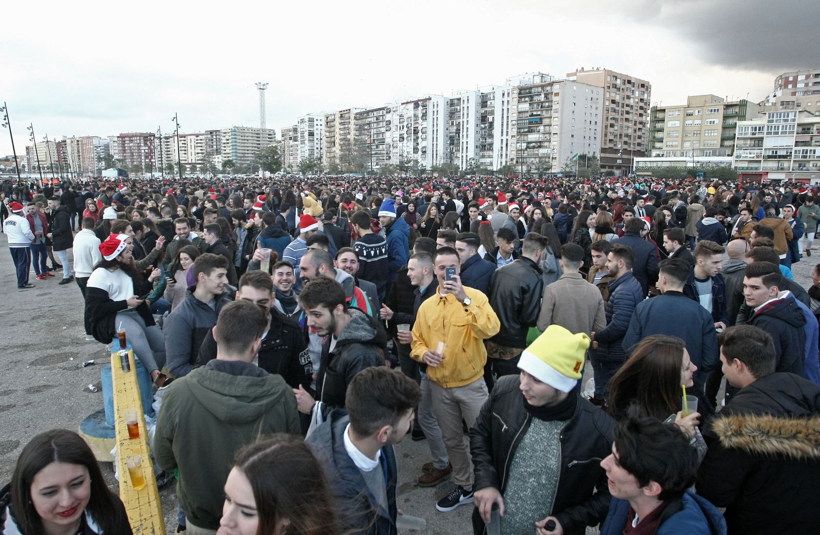 El Llano Amarillo, en una celebración del día de Nochebuena anterior.