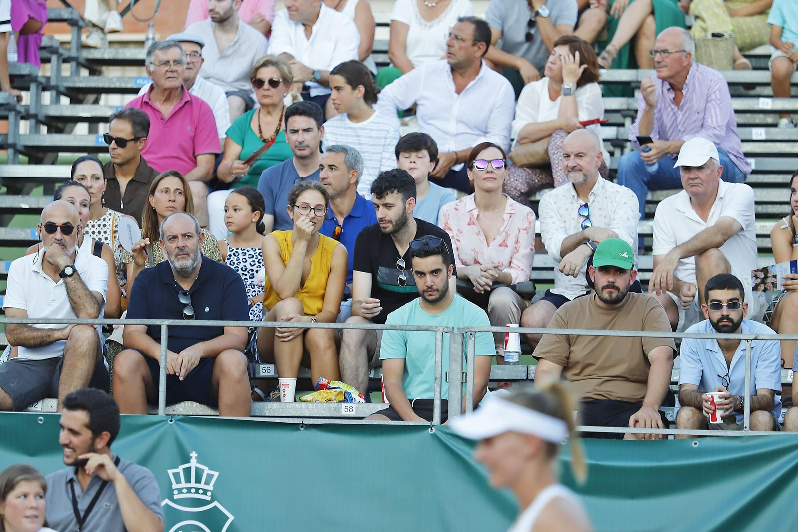 Imágenes del ambiente en la final femenina de la Copa del Rey de tenis de Huelva