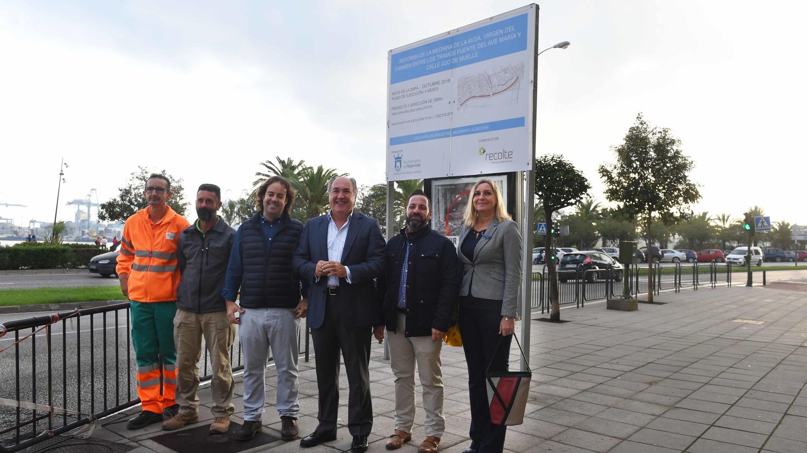 Alcalde y concejales han visitado esta mañana el punto de inicio de las obras