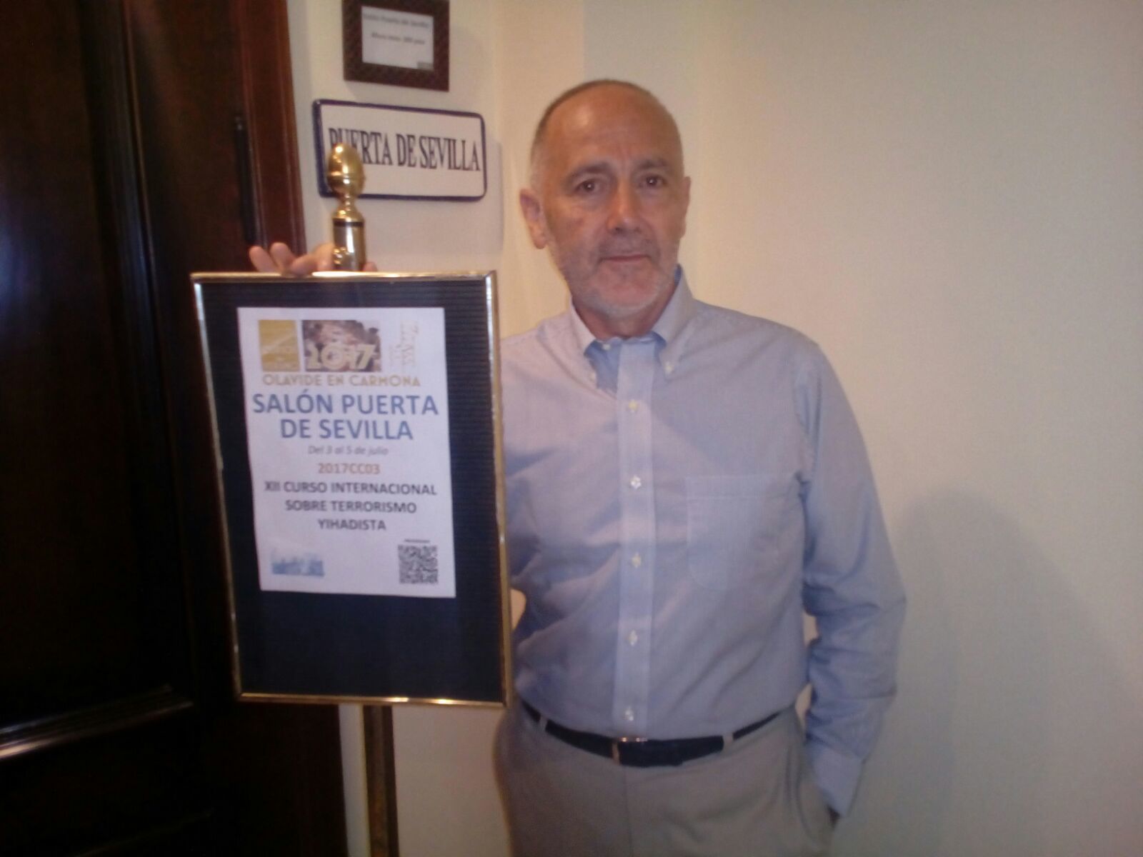 El catedrático Fernando Reinares, en el hotel Alcázar de la Reina.