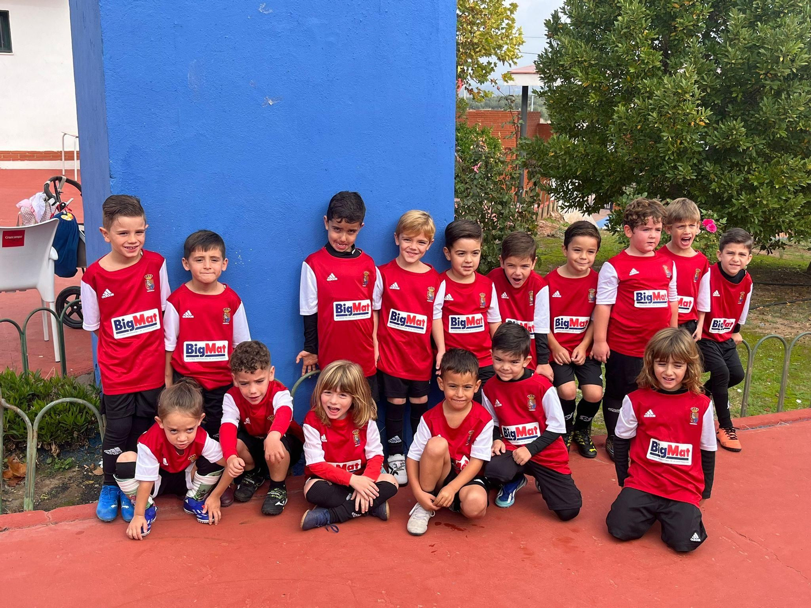 Equipo bebé EF Vilches.