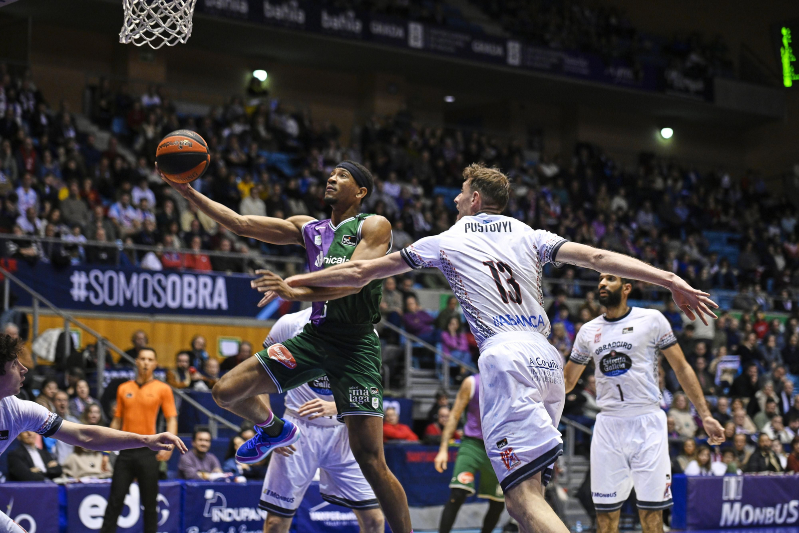El Obradoiro-Unicaja, en fotos