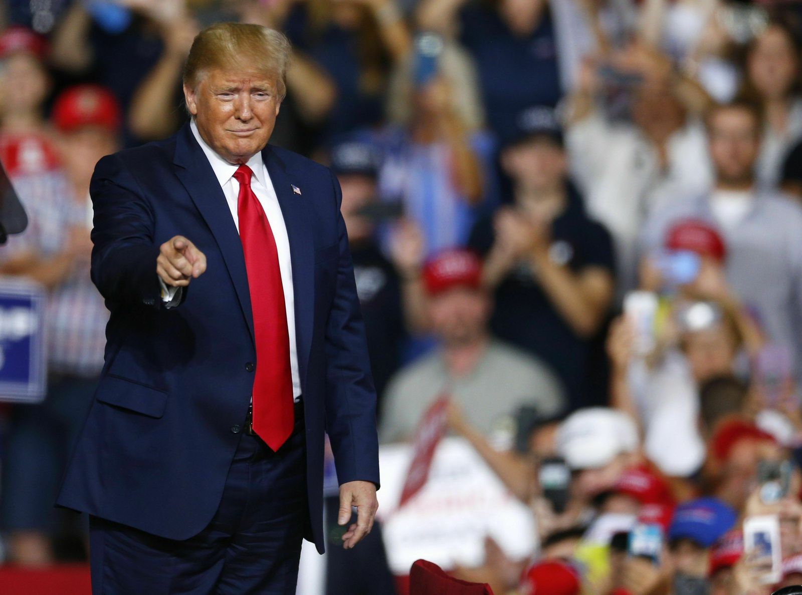 Donald Trump, en un acto político.