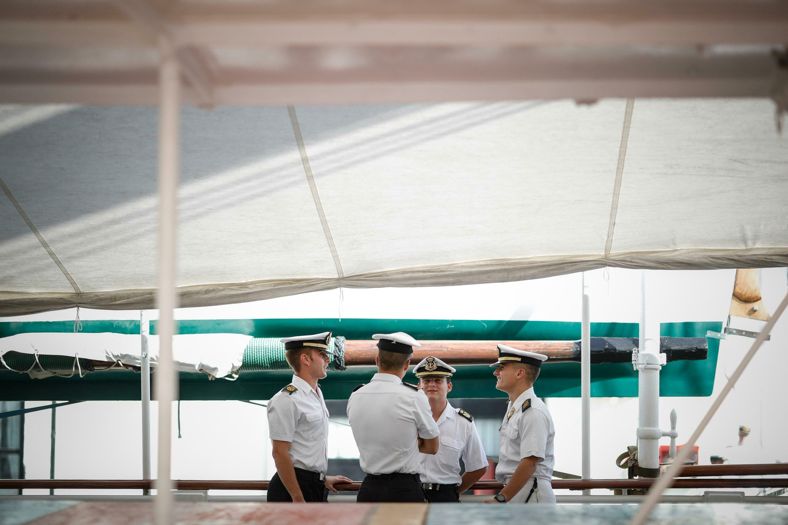 Las imágenes del 'Juan Sebastián de Elcano' en Argentina