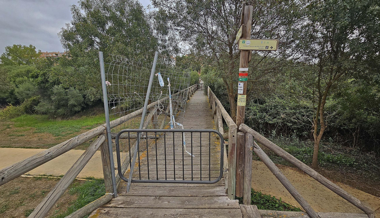 Fotos de los desperfectos en las barriadas de Getares en Algeciras