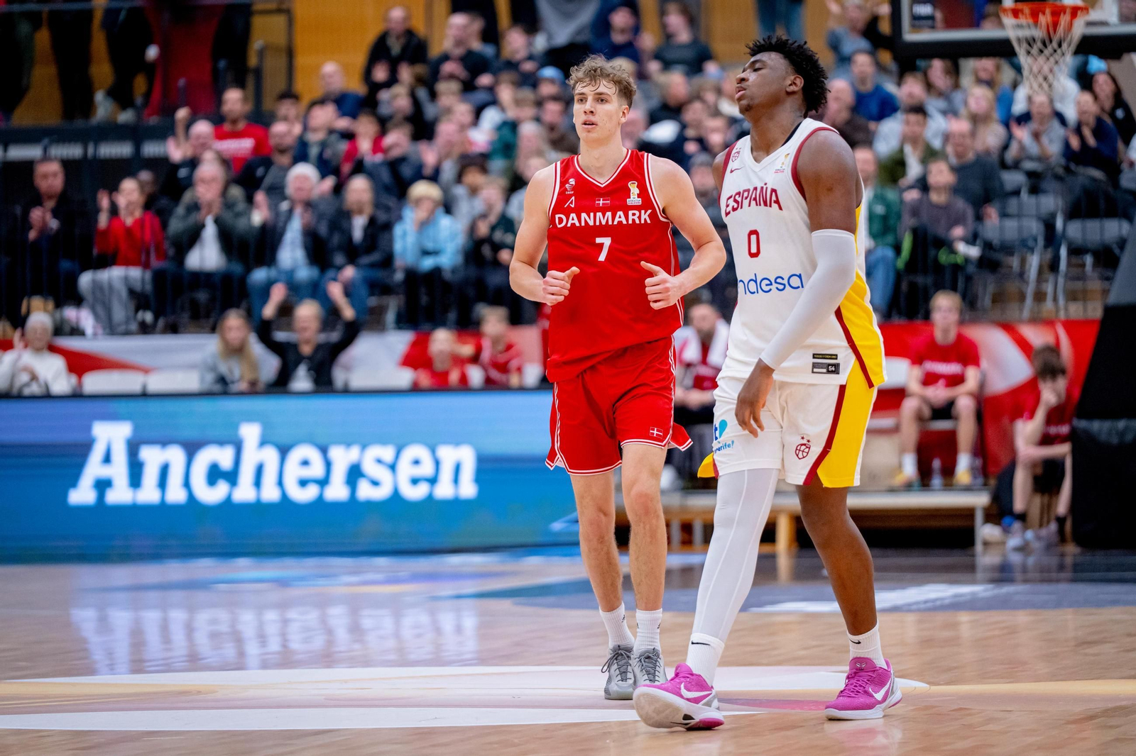 Las mejores fotos del Dinamarca-España de baloncesto