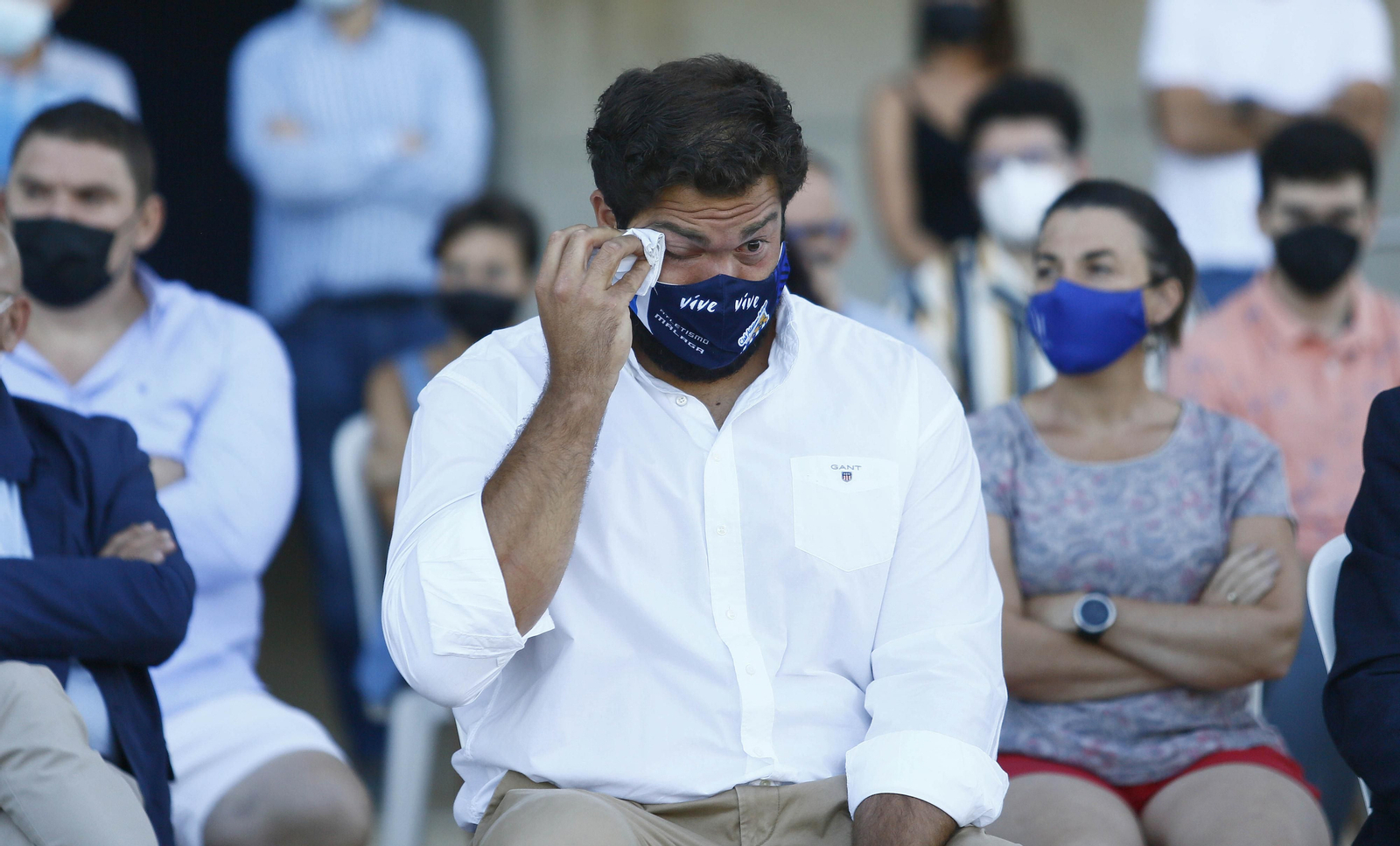 Fotos: El homenaje a Borja Vivas en el Ciudad de Málaga