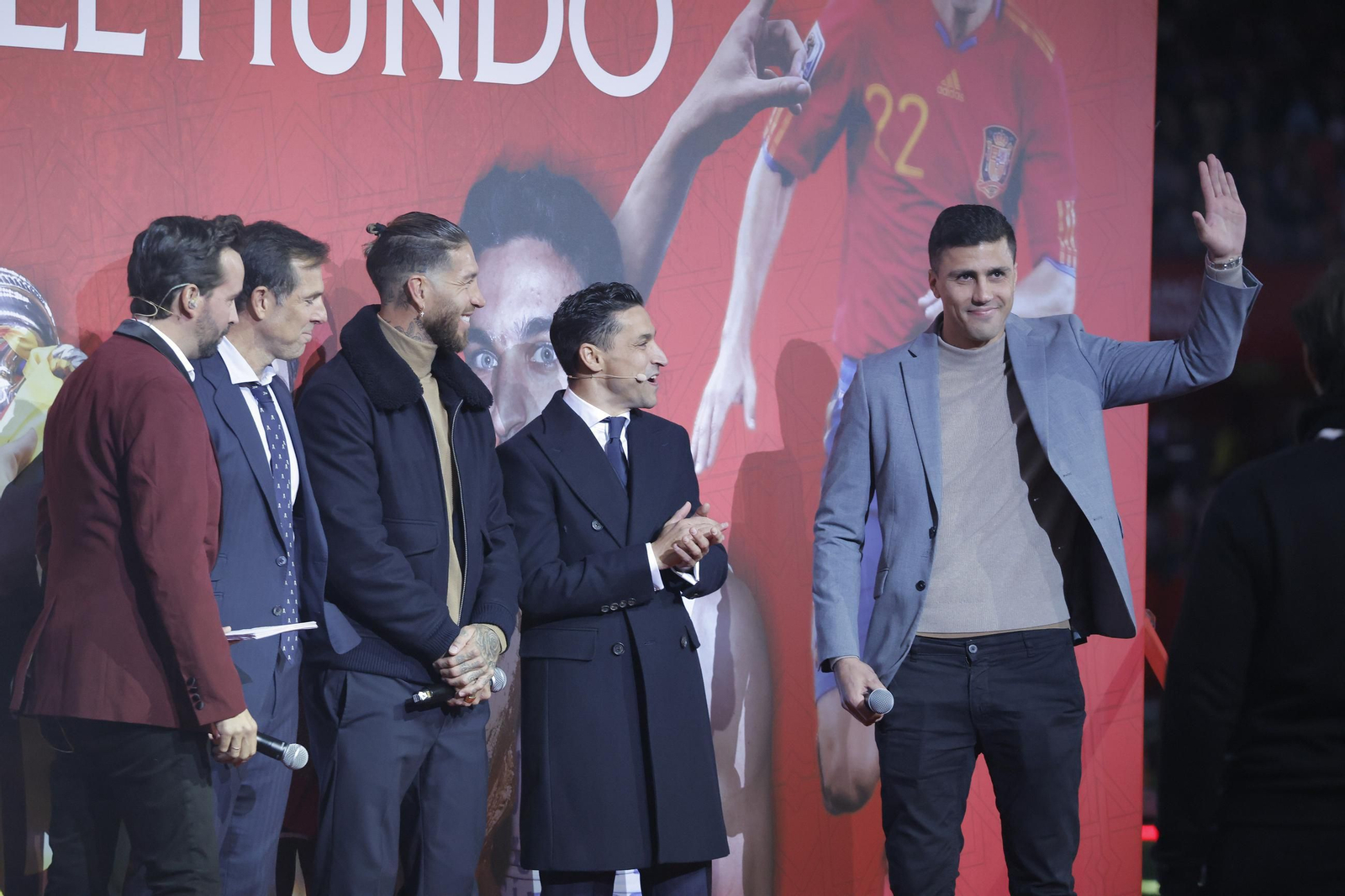 Las imágenes del homenaje a Jesús Navas