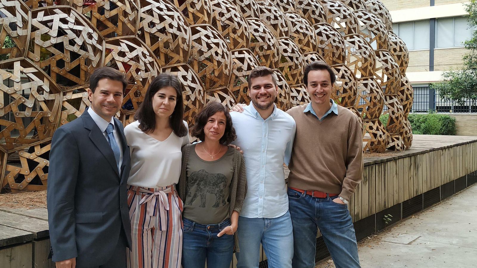 Los miembros del equipo de investigadores hispanolusos.