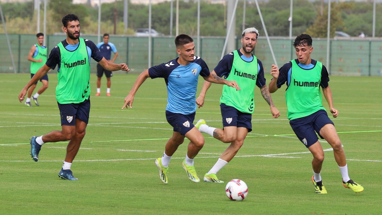 El Málaga CF prueba la Ciudad Deportiva de Arraijanal