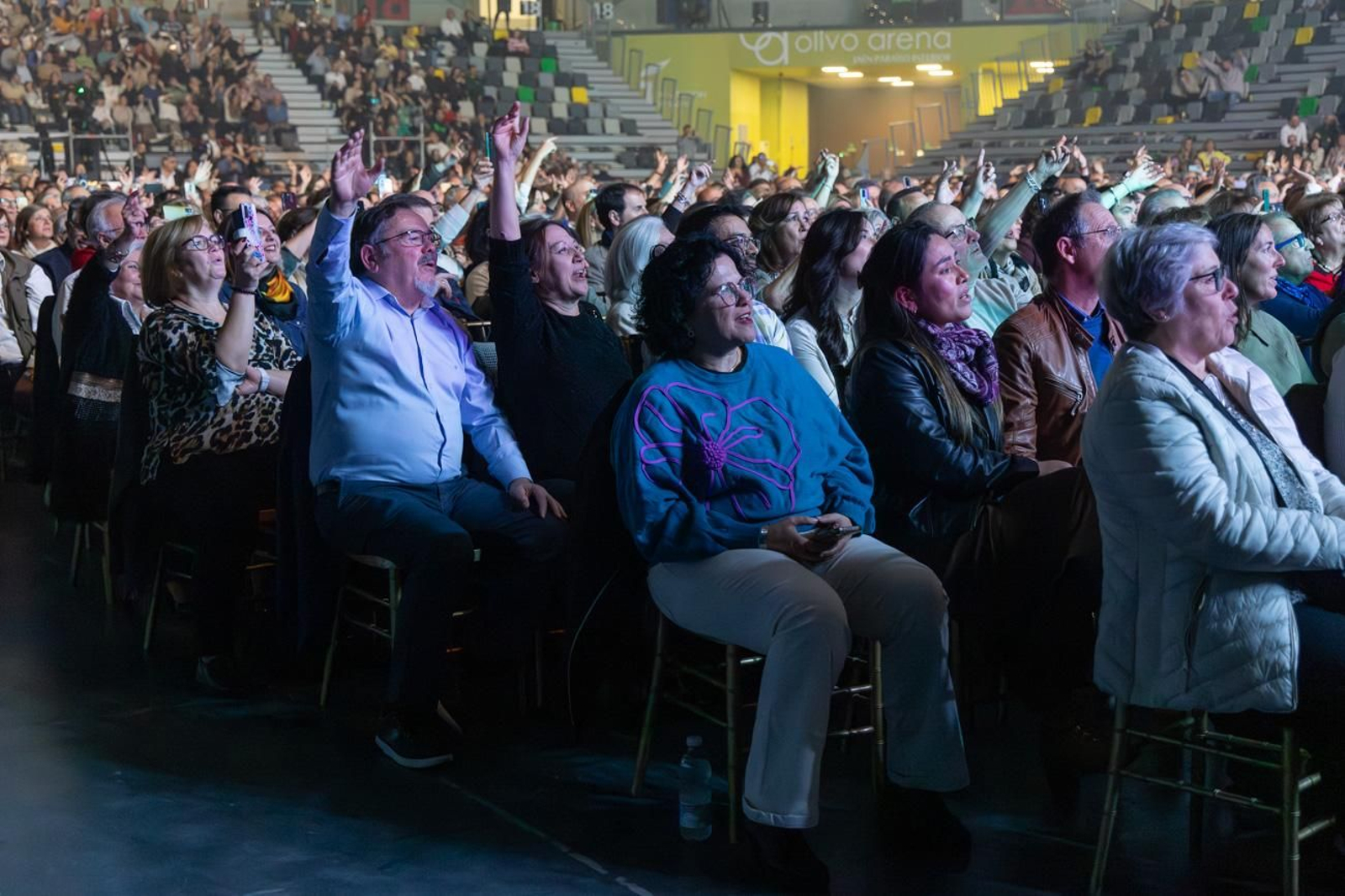 Así se disfruta en Jaén del concierto de Raphael, "Raphaelísimo"