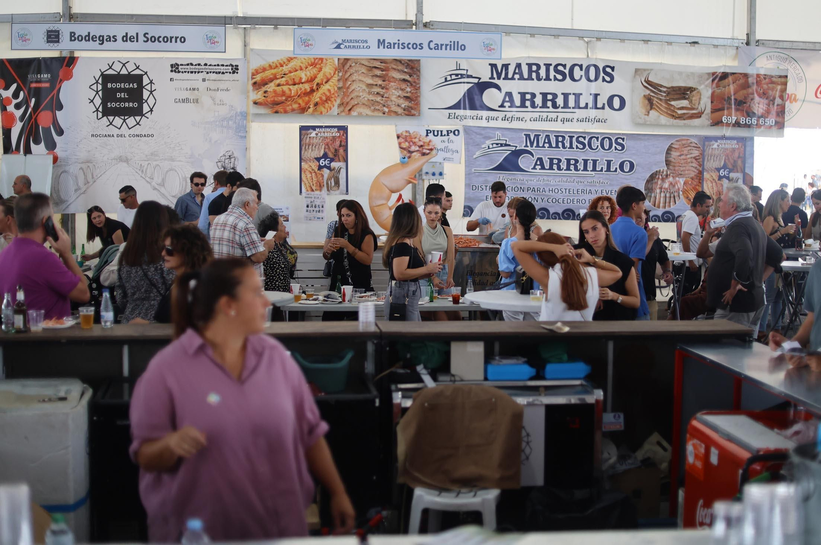 Imágenes de la Feria de la Tapa de Huelva en la mañana del domingo
